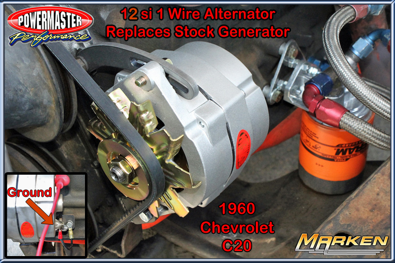 Powermaster Alternators Allows You to Upgrade Vintage Stock Generator